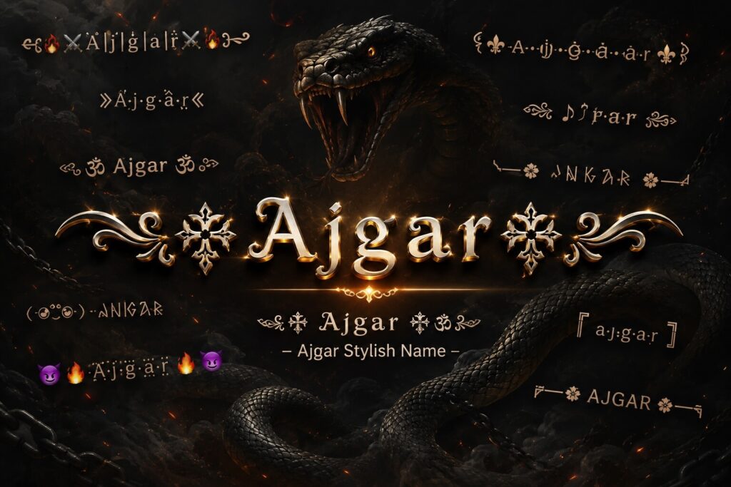 Ajgar Stylish Name