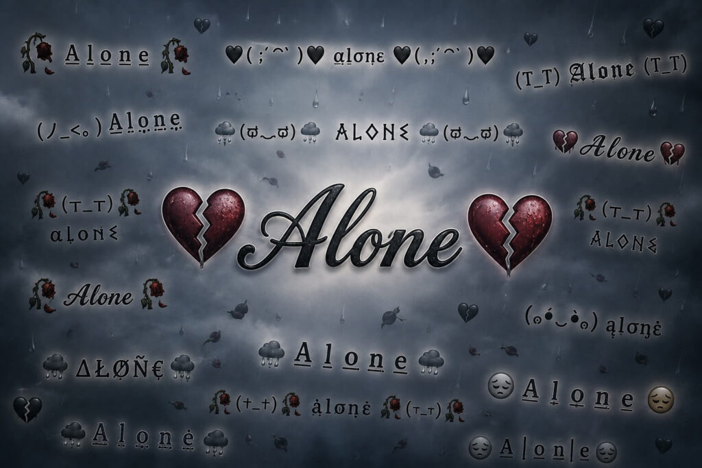 Alone Stylish Name