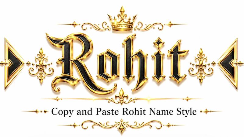 Rohit name Style Copy Paste