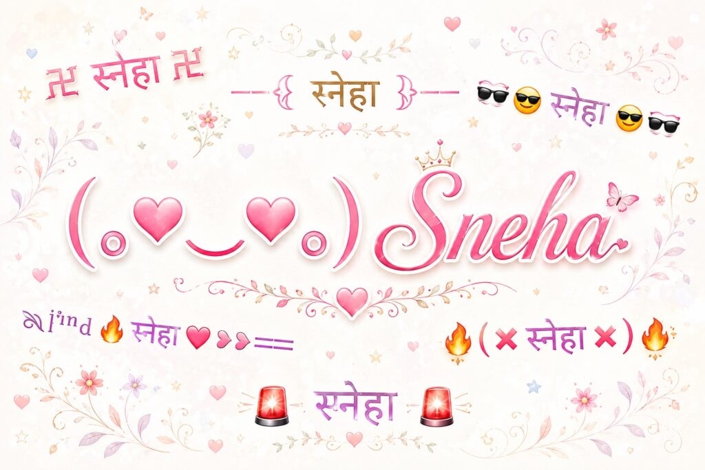 Sneha Stylish Name