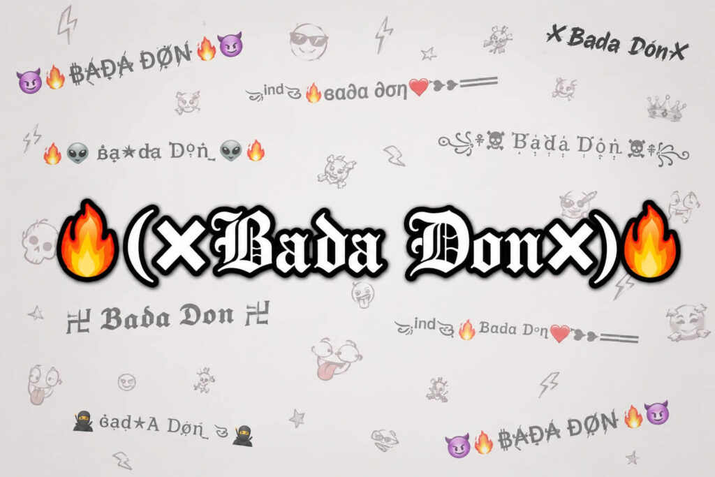 Bada Don Stylish Name
