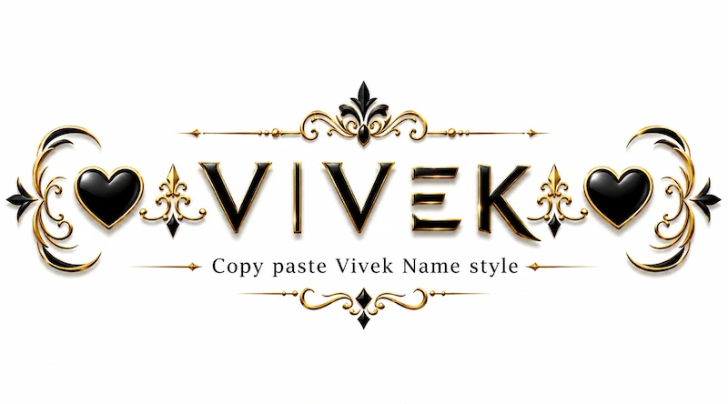 copy paste vivek name style