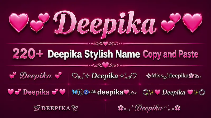 Deepika stylish name copy and paste