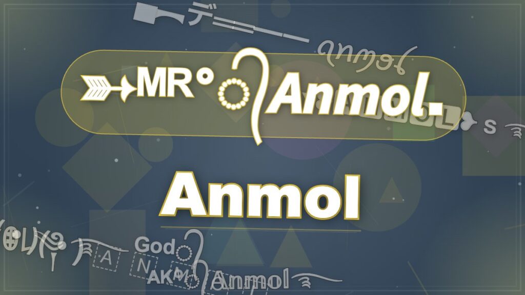 ᯓᯭ𖤍🅰🅽🅼🅾🅻×͜×ㅤ࿐ Anmol Stylish Name