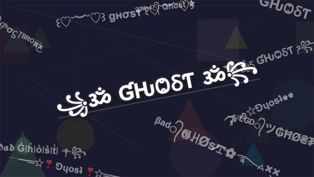 ★彡 𝕲𝖍𝖔𝖘𝖙 彡★ Ghost Stylish Name