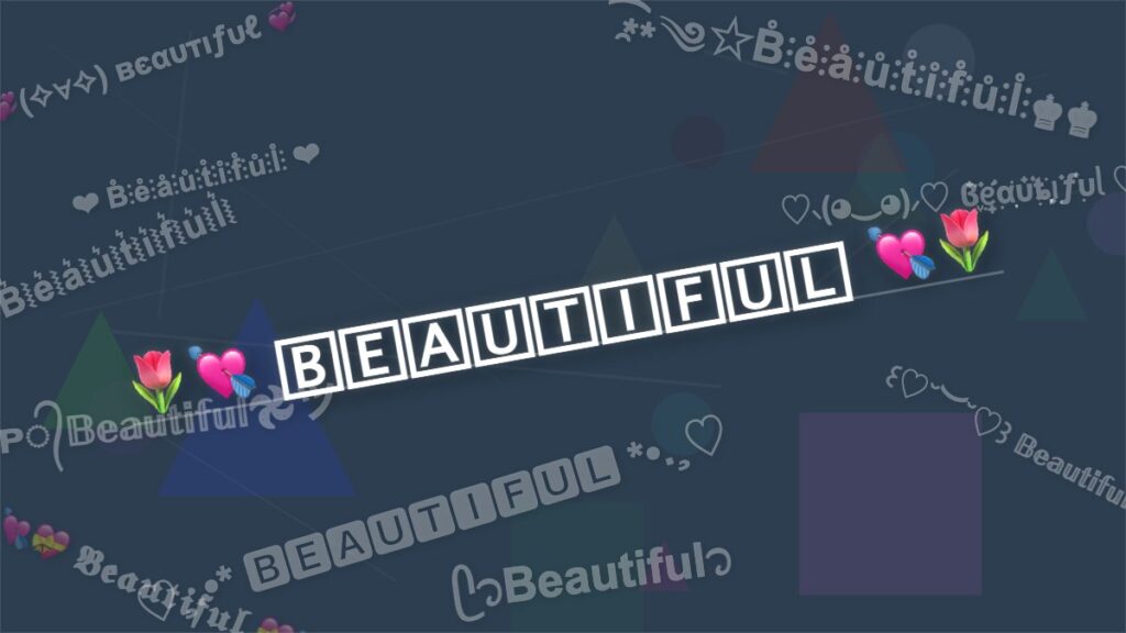♡⋆｡˚✧ βΞΛɄ₮ł₣ɄⱠ ✧˚｡⋆♡ – Beautiful Stylish Name
