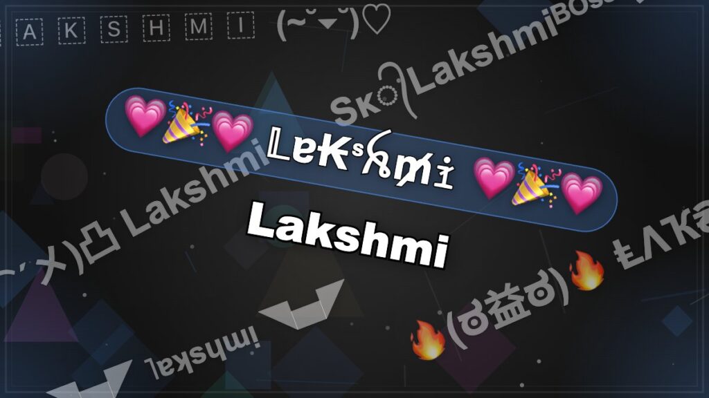 ❦𝓜𝓲𝓼𝓼⋆ℒ𝒶𝓀𝓈𝒽𝓂𝒾꧂ – Lakshmi Stylish Name