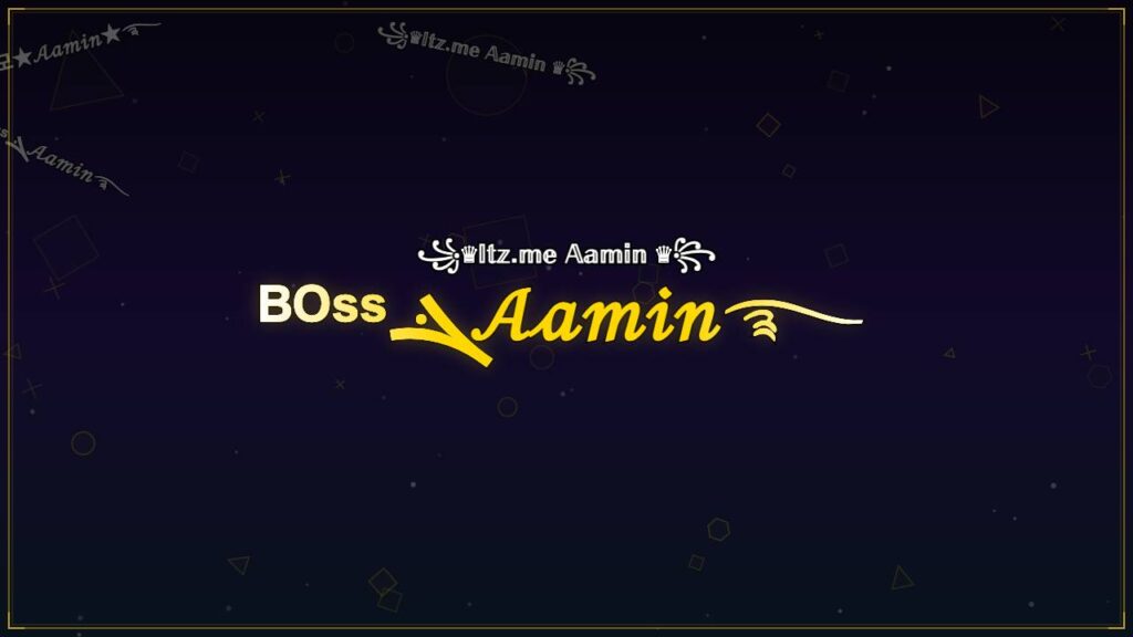 ᴮᴼˢˢܔ𝒜𝒶𝓂𝒾𝓃࿐ – Aamin Stylish Name