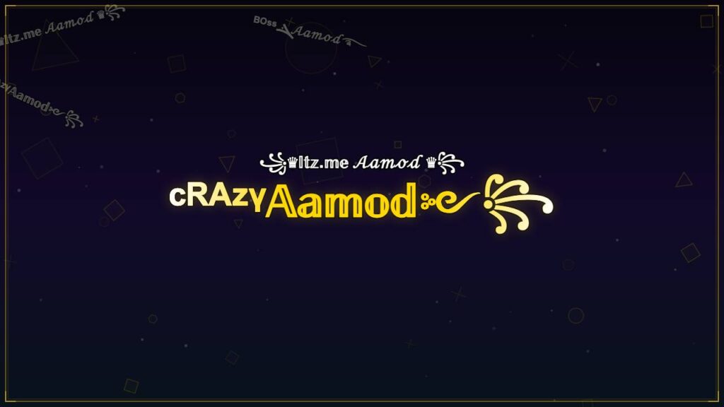 ᶜᴿᴬᶻᵞ𝔸𝕒𝕞𝕠𝕕༻꧂ – Aamod Stylish Name
