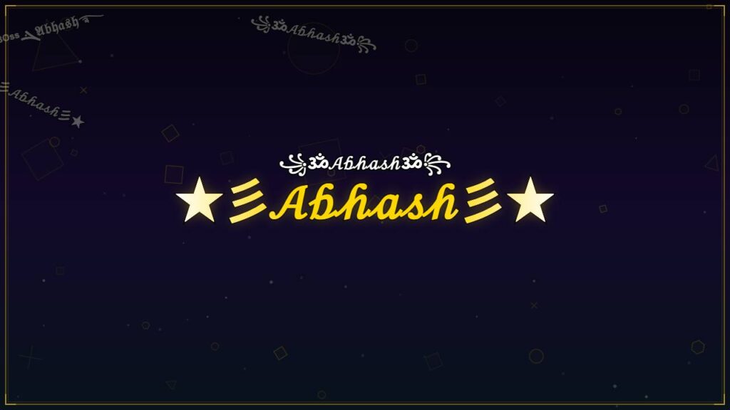 ★彡𝒜𝒷𝒽𝒶𝓈𝒽彡★ – Abhash Stylish Name