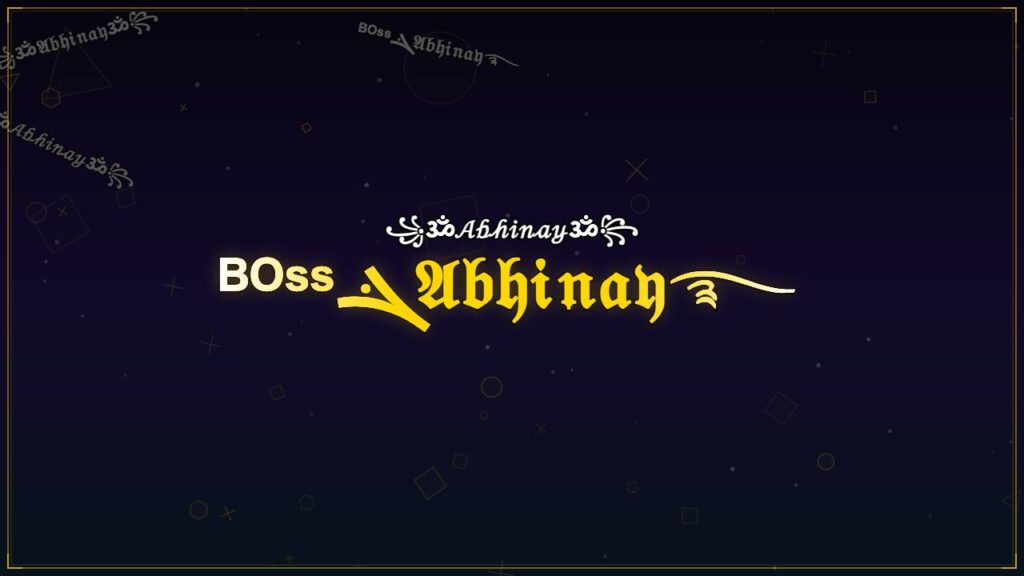 ᴮᴼˢˢܔ𝔄𝔟𝔥𝔦𝔫𝔞𝔶࿐ – Abhinay Stylish Name