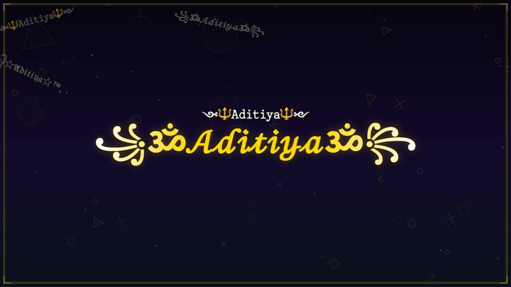 ꧁ॐ𝒜𝒹𝒾𝓉𝒾𝓎𝒶ॐ꧂ – Aditiya Stylish Name