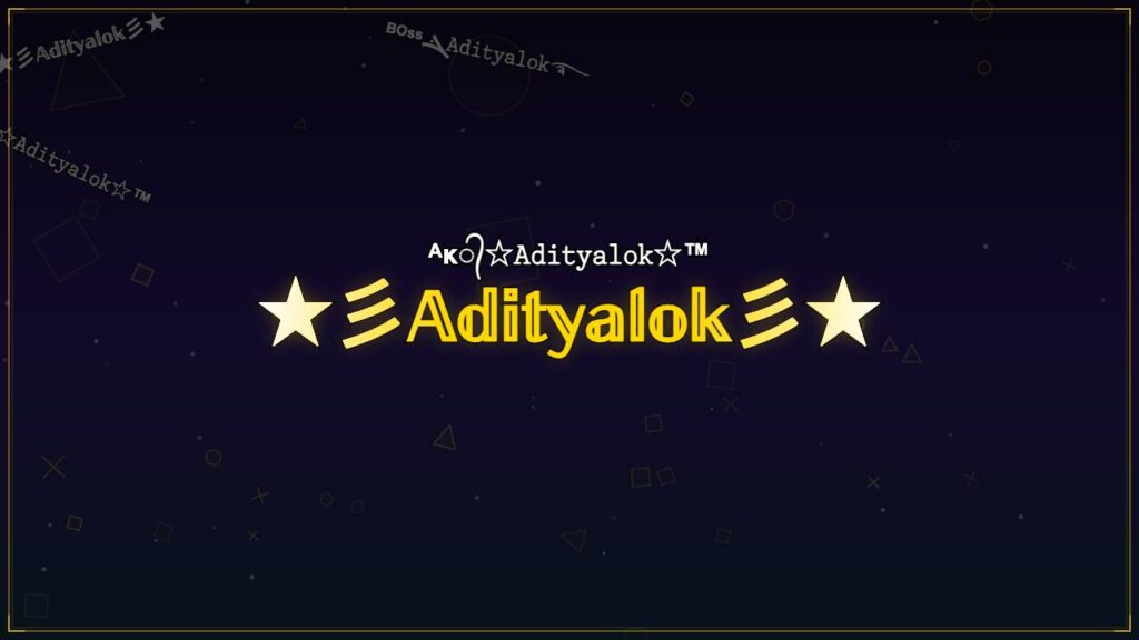 ★彡𝔸𝕕𝕚𝕥𝕪𝕒𝕝𝕠𝕜彡★ – Adityalok Stylish Name
