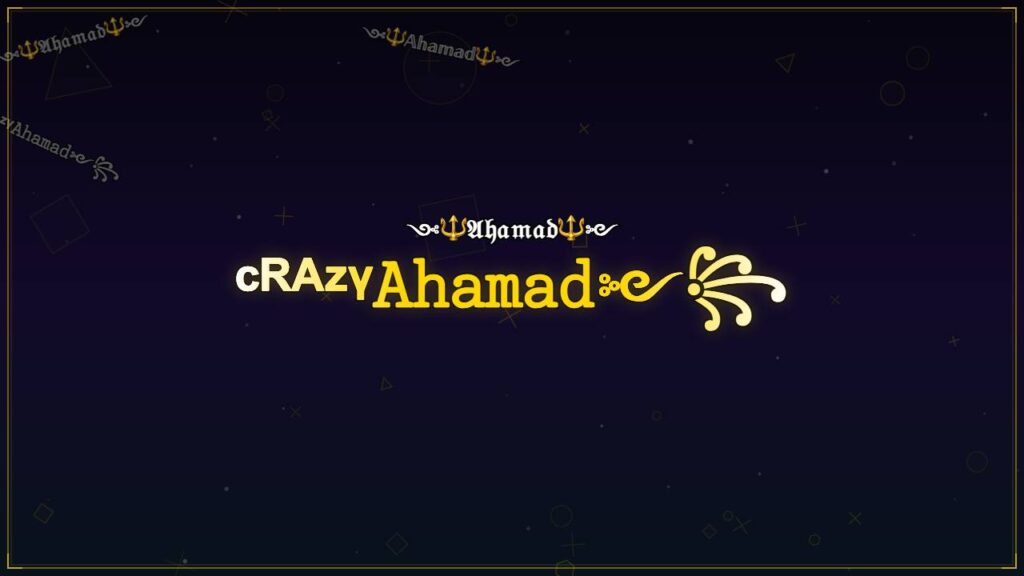 ᶜᴿᴬᶻᵞ𝙰𝚑𝚊𝚖𝚊𝚍༻꧂ – Ahamad Stylish Name