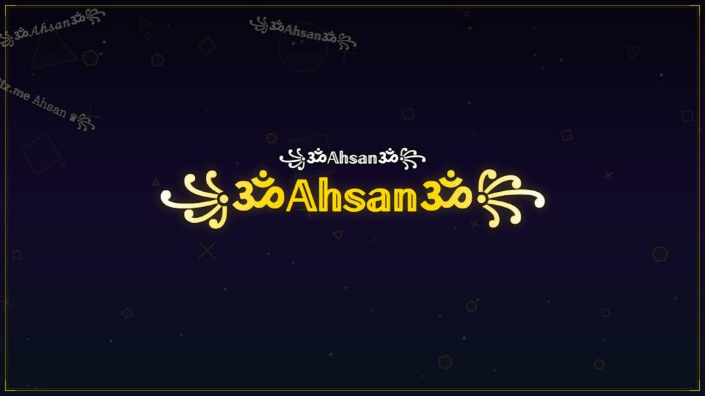 ꧁ॐ𝔸𝕙𝕤𝕒𝕟ॐ꧂ – Ahsan Stylish Name