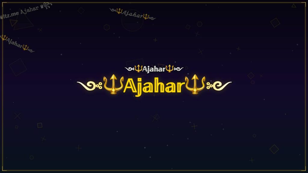 ༺🔱𝔸𝕛𝕒𝕙𝕒𝕣🔱༻ – Ajahar Stylish Name