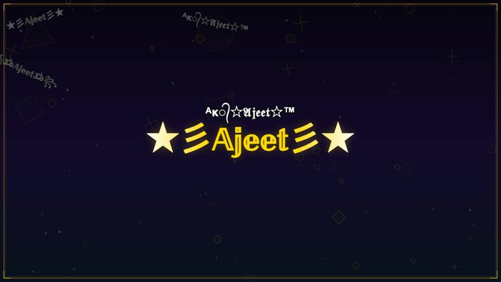 ★彡𝔸𝕛𝕖𝕖𝕥彡★ – Ajeet Stylish Name