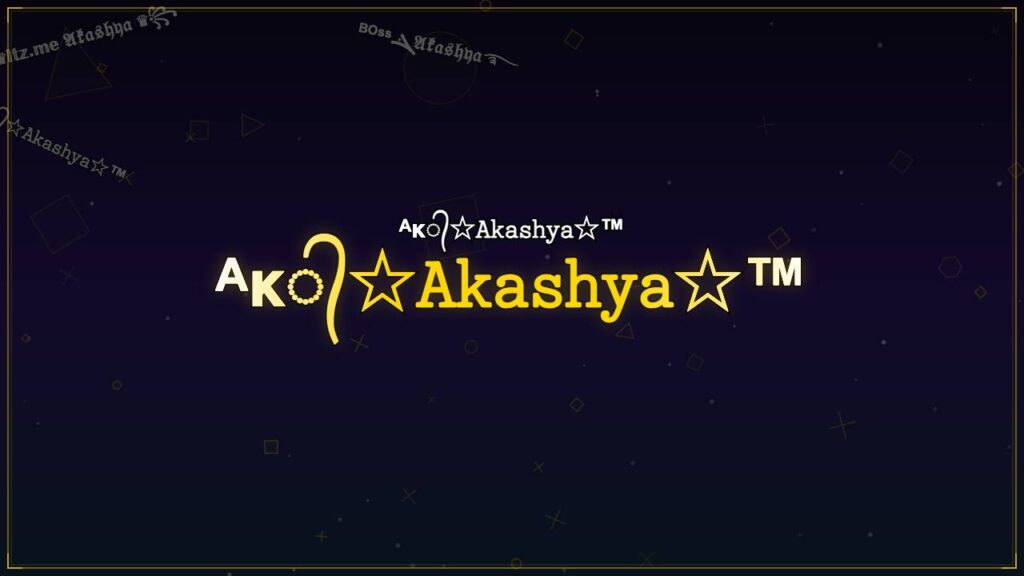 ᴬᴋ᭄☆𝙰𝚔𝚊𝚜𝚑𝚢𝚊☆™ – Akashya Stylish Name