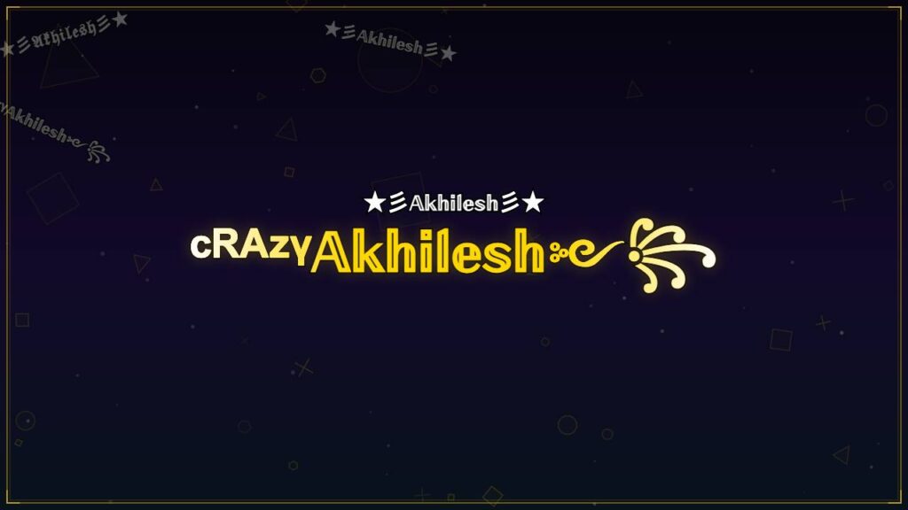 ᶜᴿᴬᶻᵞ𝔸𝕜𝕙𝕚𝕝𝕖𝕤𝕙༻꧂ – Akhilesh Stylish Name