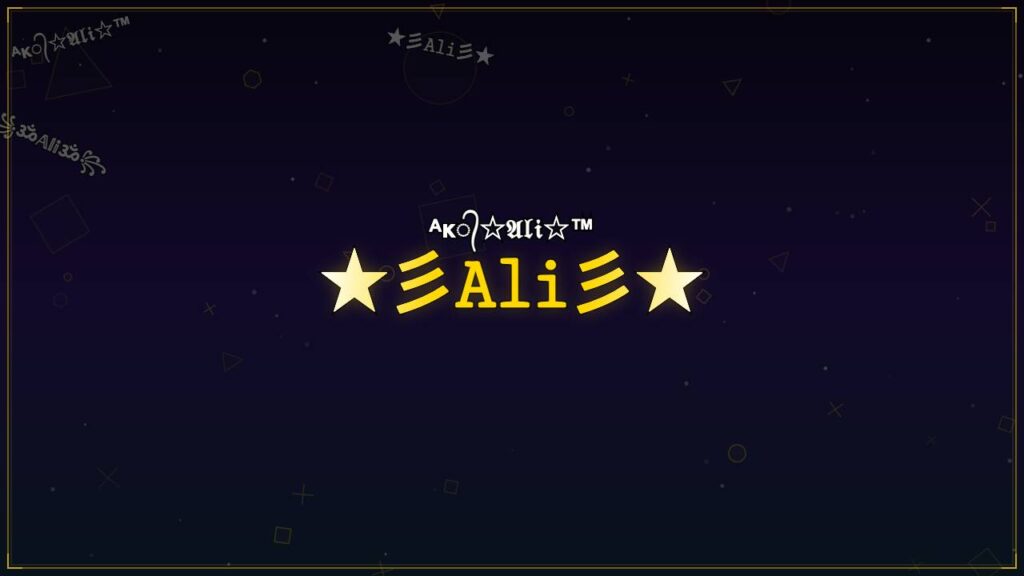 ★彡𝙰𝚕𝚒彡★ – Ali Stylish Name