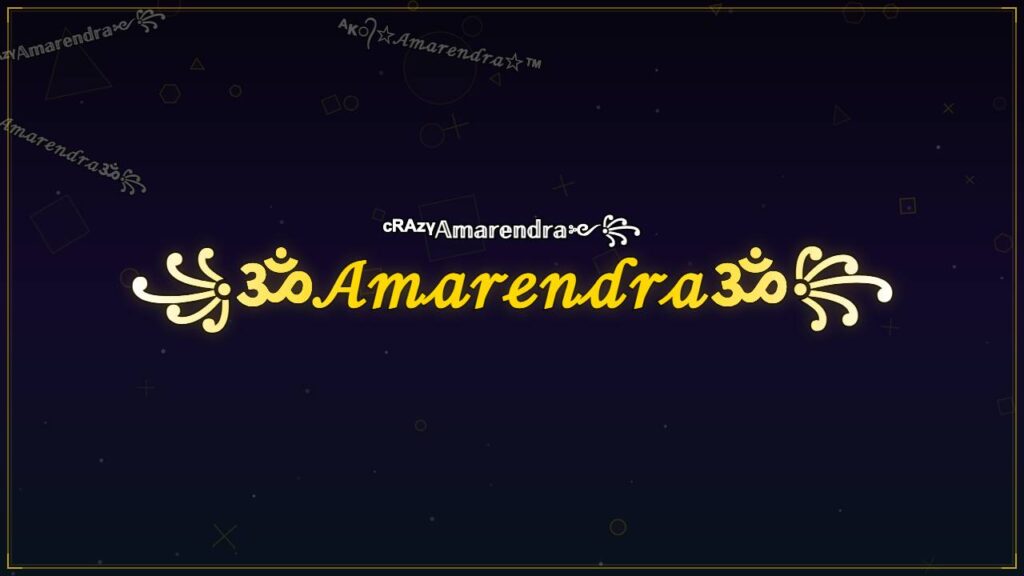 ꧁ॐ𝒜𝓂𝒶𝓇ℯ𝓃𝒹𝓇𝒶ॐ꧂ – Amarendra Stylish Name