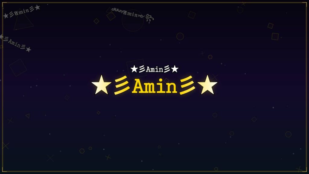 ★彡𝙰𝚖𝚒𝚗彡★ – Amin Stylish Name