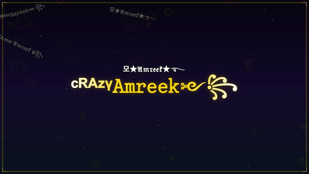 ᶜᴿᴬᶻᵞ𝙰𝚖𝚛𝚎𝚎𝚔༻꧂ – Amreek Stylish Name