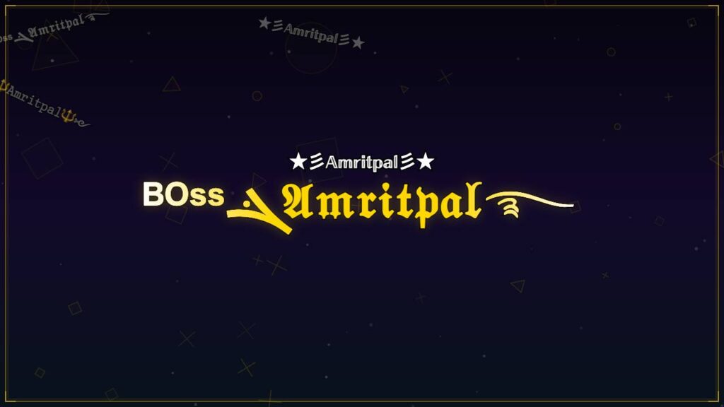 ᴮᴼˢˢܔ𝔄𝔪𝔯𝔦𝔱𝔭𝔞𝔩࿐ – Amritpal Stylish Name