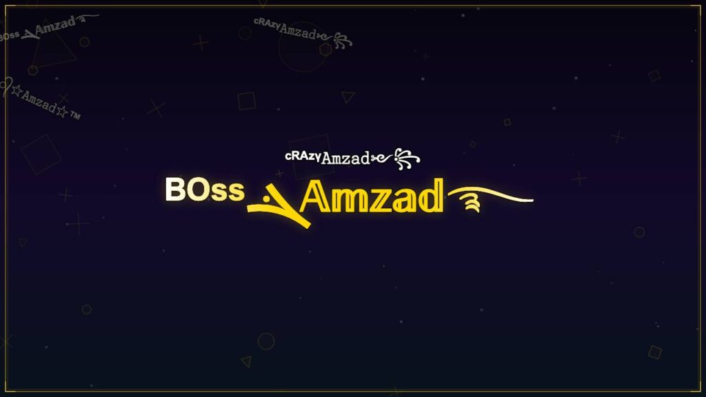 ᴮᴼˢˢܔ𝔸𝕞𝕫𝕒𝕕࿐ – Amzad Stylish Name