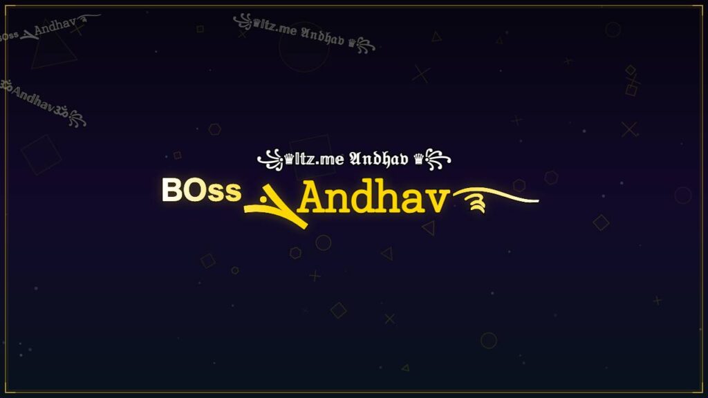 ᴮᴼˢˢܔ𝙰𝚗𝚍𝚑𝚊𝚟࿐ – Andhav Stylish Name