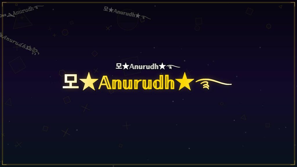 모★𝔸𝕟𝕦𝕣𝕦𝕕𝕙★࿐ – Anurudh Stylish Name