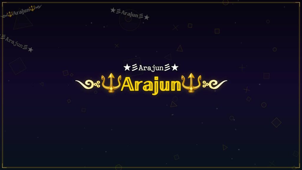 ༺🔱𝔸𝕣𝕒𝕛𝕦𝕟🔱༻ – Arajun Stylish Name