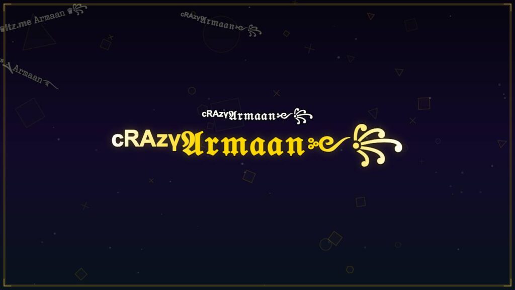 ᶜᴿᴬᶻᵞ𝔄𝔯𝔪𝔞𝔞𝔫༻꧂ – Armaan Stylish Name