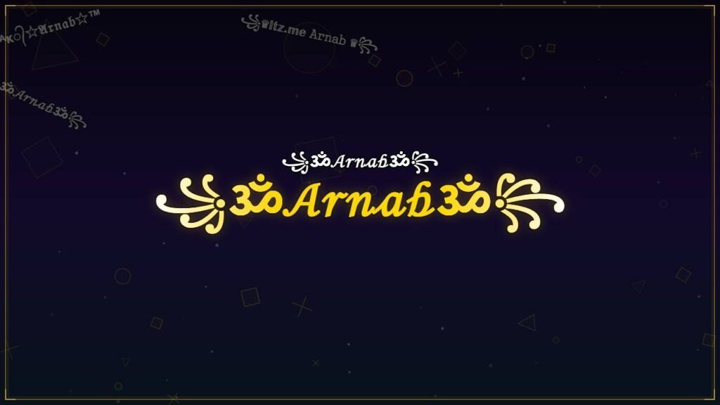 ꧁ॐ𝒜𝓇𝓃𝒶𝒷ॐ꧂ – Arnab Stylish Name
