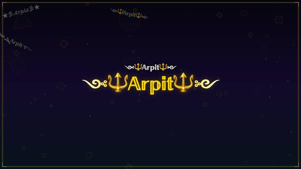 ༺🔱𝔸𝕣𝕡𝕚𝕥🔱༻ – Arpit Stylish Name