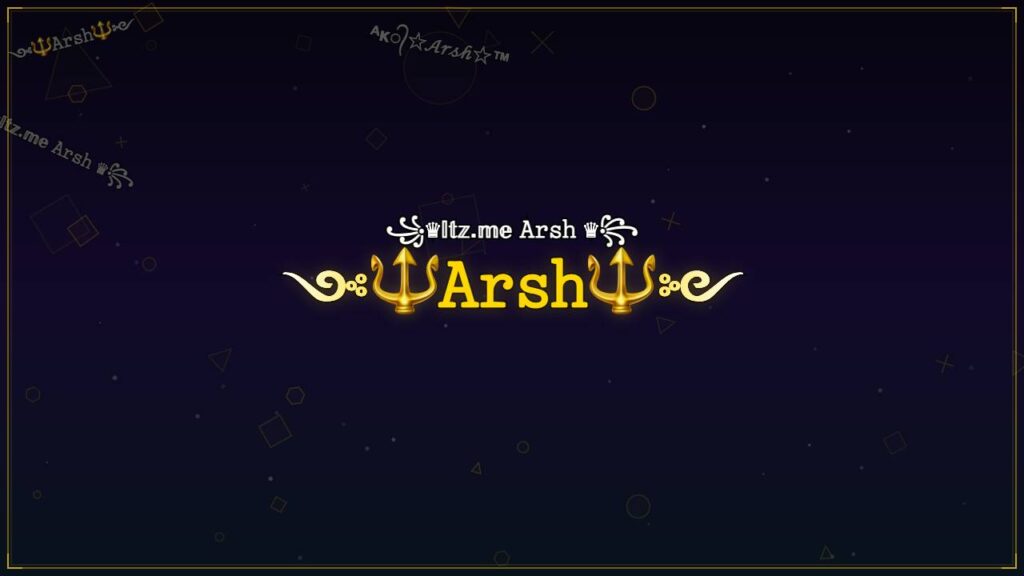 ༺🔱𝙰𝚛𝚜𝚑🔱༻ – Arsh Stylish Name
