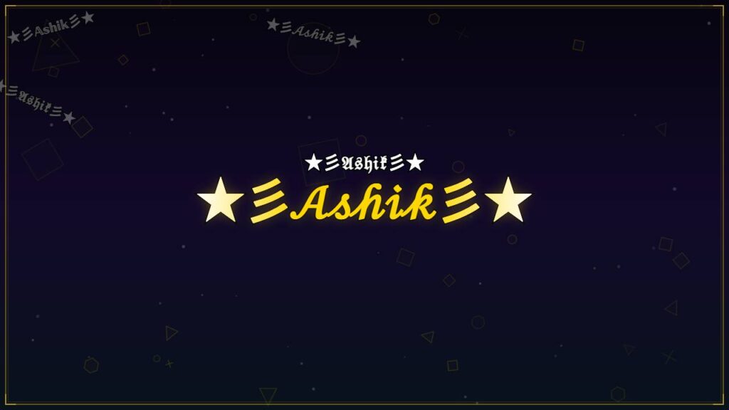 ★彡𝒜𝓈𝒽𝒾𝓀彡★ – Ashik Stylish Name