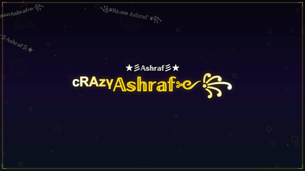 ᶜᴿᴬᶻᵞ𝔸𝕤𝕙𝕣𝕒𝕗༻꧂ – Ashraf Stylish Name