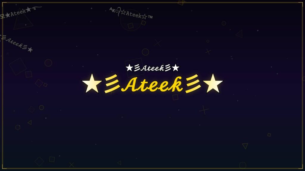 ★彡𝒜𝓉ℯℯ𝓀彡★ – Ateek Stylish Name