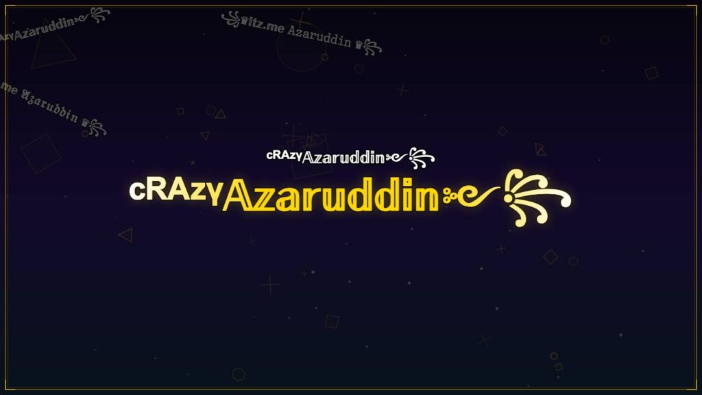 ᶜᴿᴬᶻᵞ𝔸𝕫𝕒𝕣𝕦𝕕𝕕𝕚𝕟༻꧂ – Azaruddin Stylish Name