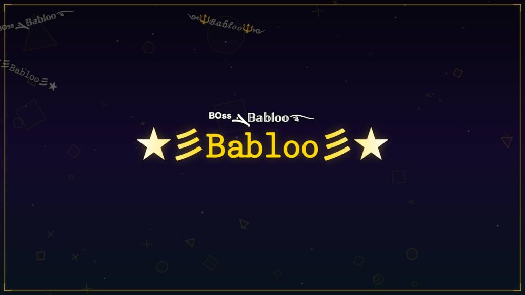 ★彡𝙱𝚊𝚋𝚕𝚘𝚘彡★ – Babloo Stylish Name