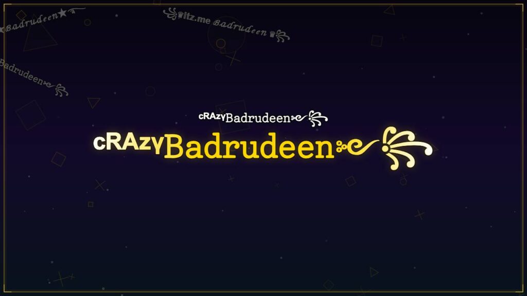 ᶜᴿᴬᶻᵞ𝙱𝚊𝚍𝚛𝚞𝚍𝚎𝚎𝚗༻꧂ – Badrudeen Stylish Name