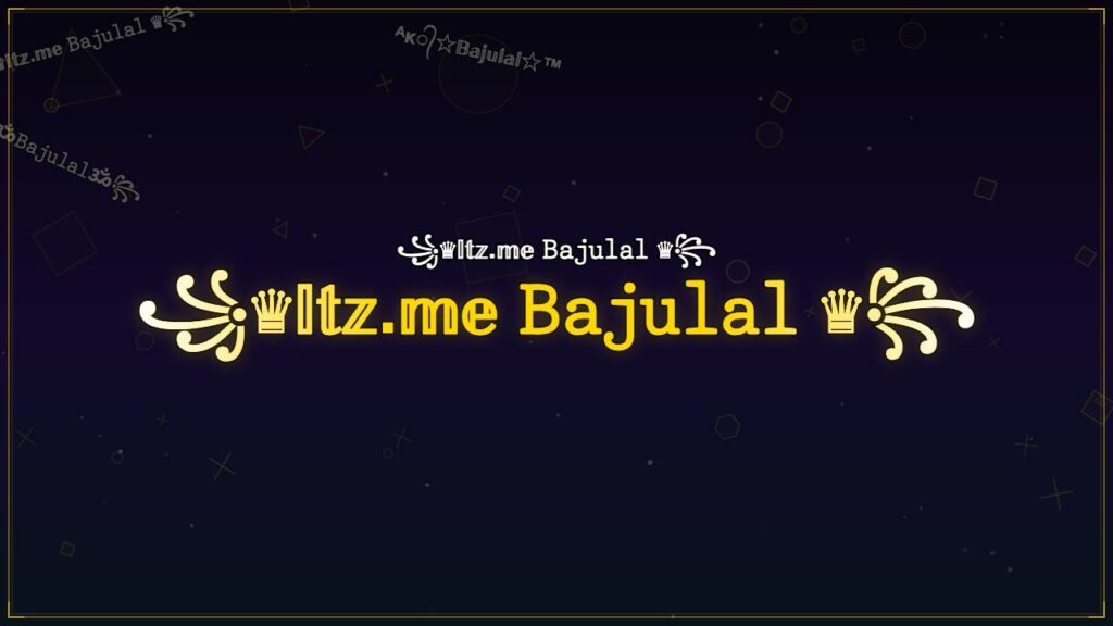 ꧁♛𝕀𝕥𝕫.𝕞𝕖 𝙱𝚊𝚓𝚞𝚕𝚊𝚕 ♛꧂ – Bajulal Stylish Name