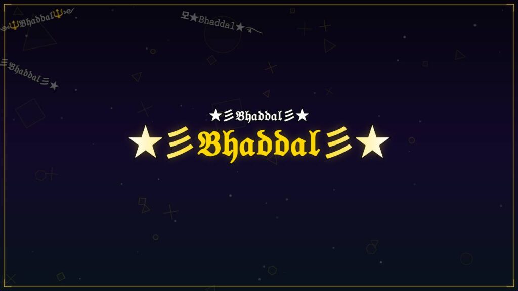 ★彡𝔅𝔥𝔞𝔡𝔡𝔞𝔩彡★ – Bhaddal Stylish Name