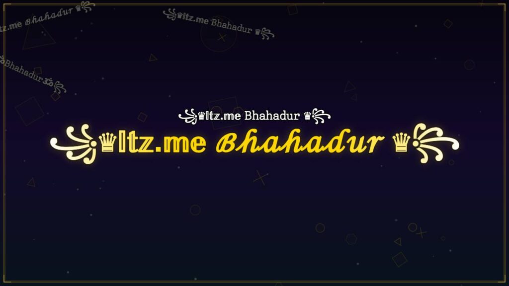 ꧁♛𝕀𝕥𝕫.𝕞𝕖 ℬ𝒽𝒶𝒽𝒶𝒹𝓊𝓇 ♛꧂ – Bhahadur Stylish Name