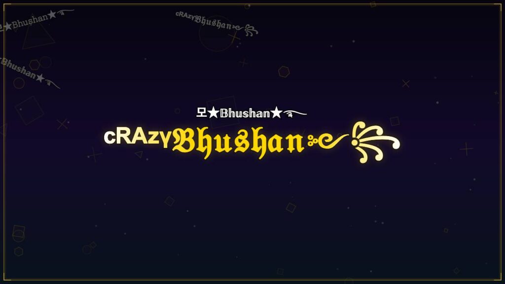 ᶜᴿᴬᶻᵞ𝔅𝔥𝔲𝔰𝔥𝔞𝔫༻꧂ – Bhushan Stylish Name