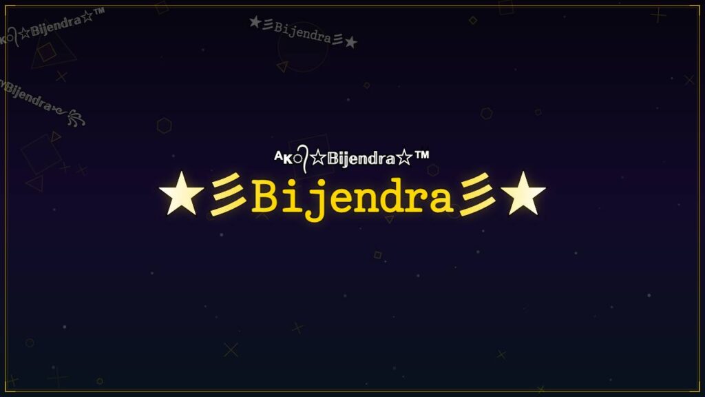 ★彡𝙱𝚒𝚓𝚎𝚗𝚍𝚛𝚊彡★ – Bijendra Stylish Name