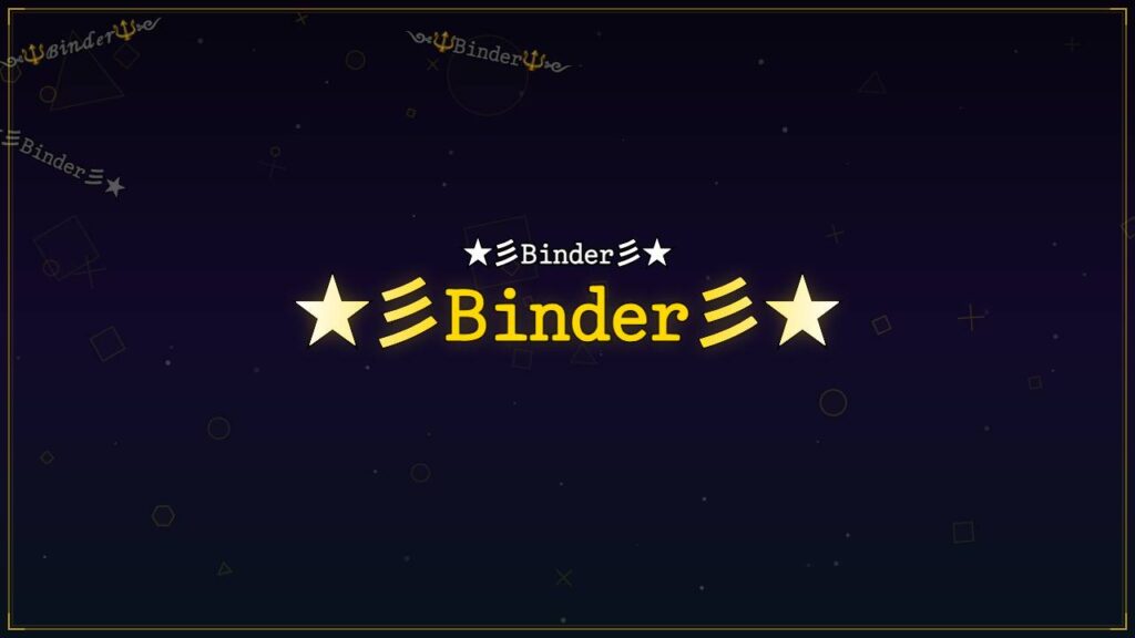 ★彡𝙱𝚒𝚗𝚍𝚎𝚛彡★ – Binder Stylish Name