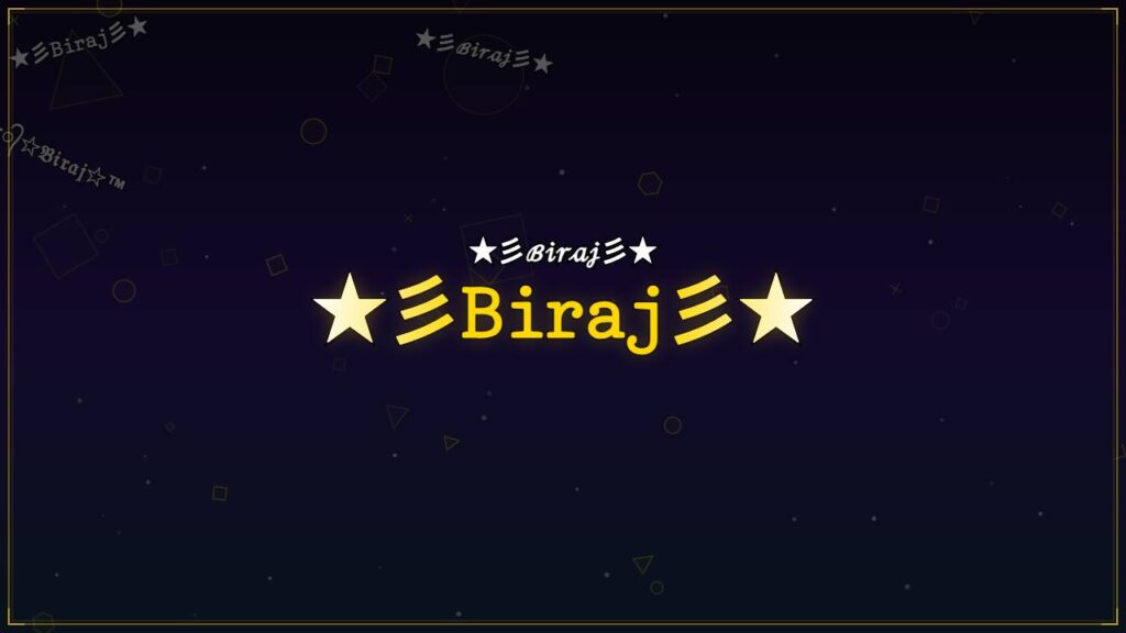 ★彡𝙱𝚒𝚛𝚊𝚓彡★ – Biraj Stylish Name