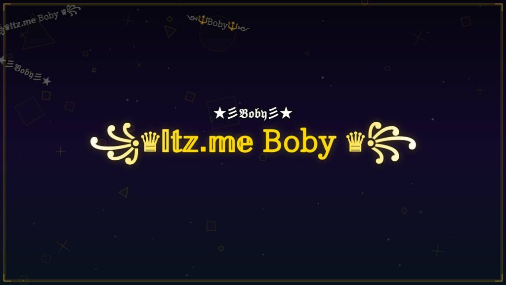 ꧁♛𝕀𝕥𝕫.𝕞𝕖 𝙱𝚘𝚋𝚢 ♛꧂ – Boby Stylish Name